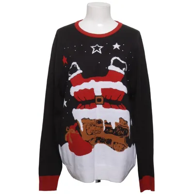 Julesweater (Sort, Rød, Hvid) fra Livergy Akryl