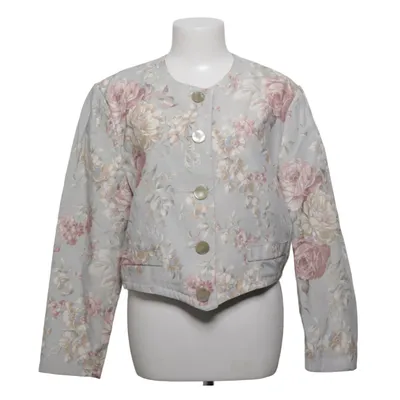 Blazer (Green, Multicolored) from Choise by Danwear Linen, Polyester, Viscose