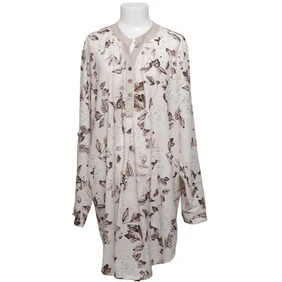 Blouse (Beige, Brown) from Lacony Polyester