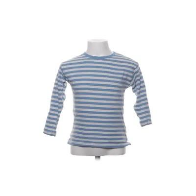 Långärmad t-shirt (Blå, Vit) från Lindex Kids Bomull