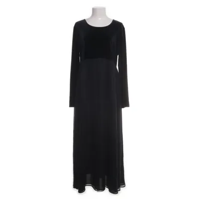 Maxikjole (Sort) fra Laura Ashley Elastan, Polyester, Polyurethan, Silke