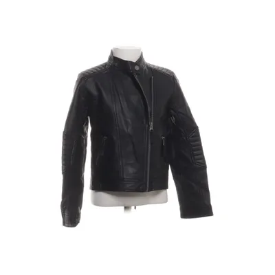 Bikerjack (Zwart) van Kiki & Koko Polyester, Polyurethaan, Viscose