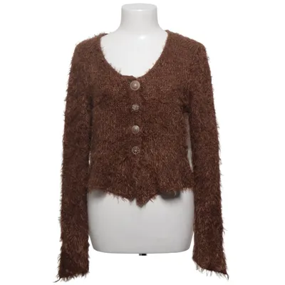 Cardigan (Brown) from Elisa Cavaletti Acrylic, Polyamide, Wool