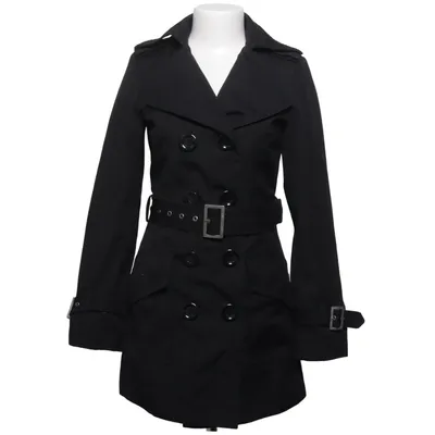 Trenchcoat (Zwart) van Clockhouse by C&A Katoen, Polyester