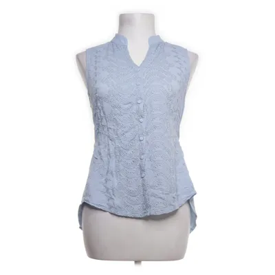 Tank Top (Blue) from By Anthropologie Cotton, Viscose
