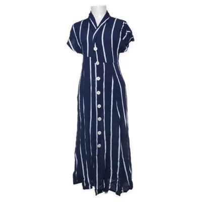 Klänning (Blå, Vit) från Zara Viskos