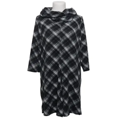 Jurk (Zwart, Wit, Grijs) van Cappucini Casual Elastaan, Polyester