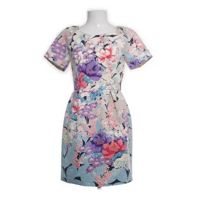 Klänning (Vit, Flerfärgad) från Oasis Bomull, Polyester