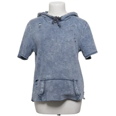 Kurzärmeliger Hoodie (Blau) von Hollister Baumwolle, Polyester