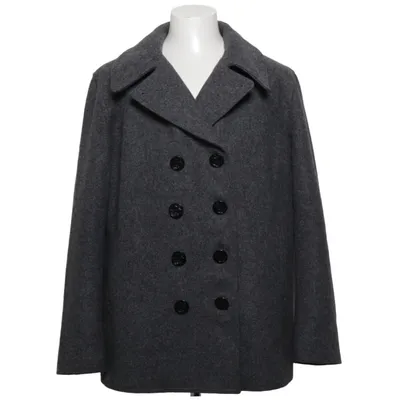 Pea coat (Gray) from Gloverall Acetate, Cotton, Wool