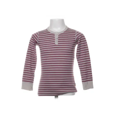Henley T-shirt (Rød, Beige) fra Joha Merinould, Økologisk bomuld, Polyamid