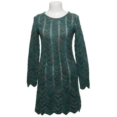 Kleid (Grün, Mehrfarbig) von Indiska Acryl, Wolle