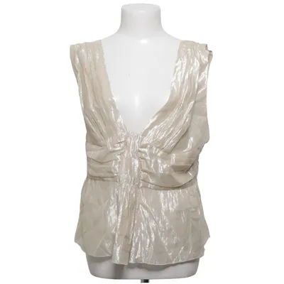 Tank Top (Gold) from Alberta Ferretti Polyester, Silk
