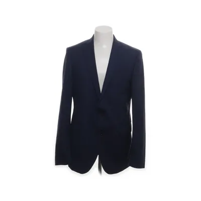 Blazer (Blauw) van René Lezard Wol, Viscose