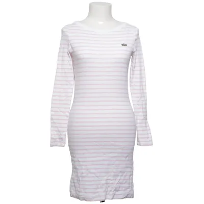 Jurk (Roze, Wit) van Lacoste Katoen, Elastaan