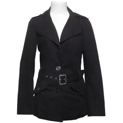 Trench coat (Black) from VILA Cotton, Elastane, Polyester
