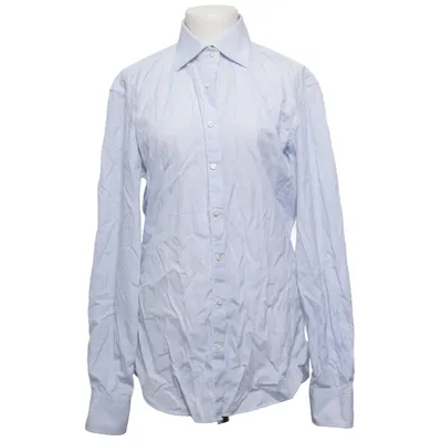 Chemise (Bleu, Blanc) de Shirtonomy Coton