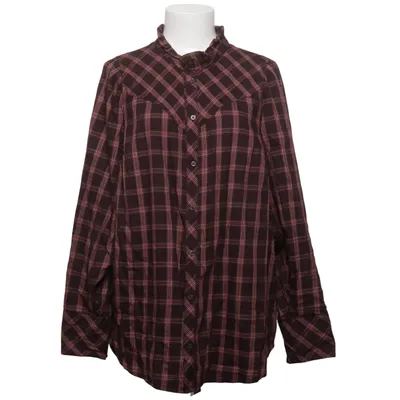 Flannel skjorte (Brun, Rød, Flerfarvet) fra XLNT by KappAhl Bomuld, Viscose