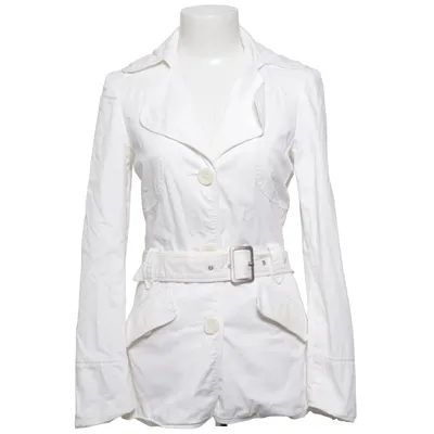 Trench coat (White) from VILA Cotton, Elastane, Polyester
