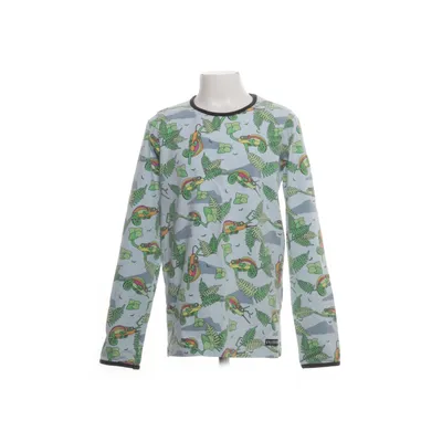 Långärmad t-shirt (Blå, Flerfärgad) från Villervalla Ekologisk bomull, Elastan