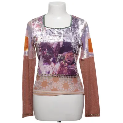 Haut (Marron, Multicolore) de Jane Doe Élasthane, Fibre métallique, Nylon, Polyester