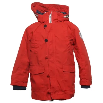 Parkas (Röd) från H&M Polyester, Bomull, Polyamid