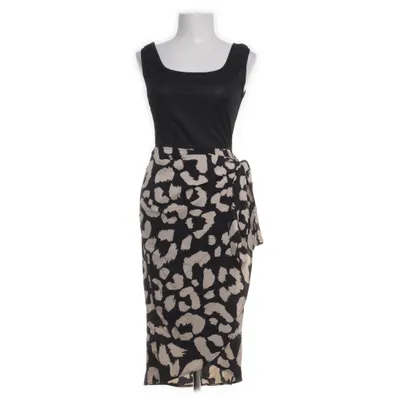 Klänning (Svart, Beige) från Shein Elastan, Polyester