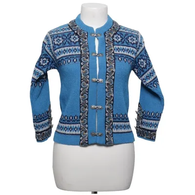 Cardigan (Blå, Hvid, Sort) fra Nordstrikk