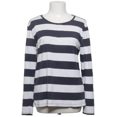 Lange mouwen shirt (Blauw, Wit) van Tommy Katoen
