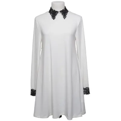 Klänning (Vit, Svart) från AX Paris Polyester