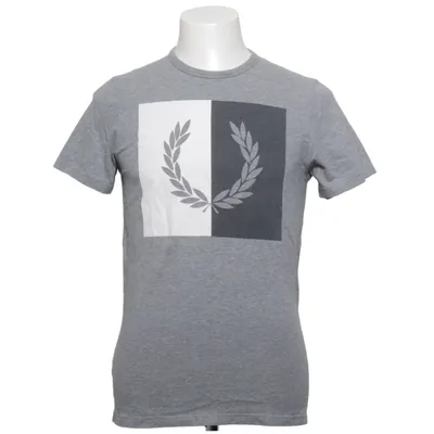 T-shirt (Gray, White, Black) from Fred Perry Cotton