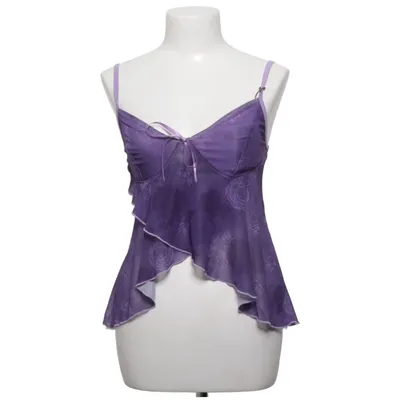Pajama top (Purple) from Romwe Elastane, Polyester