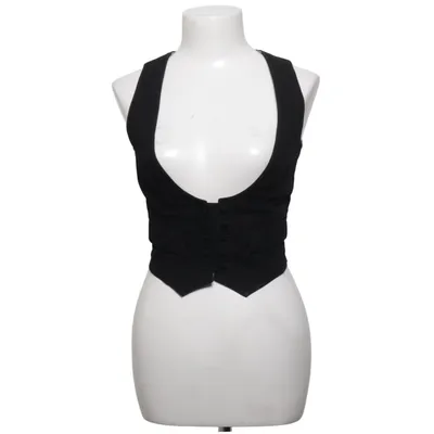 Gilet de costume (Noir) de Mango Acétate, Coton, Élasthane