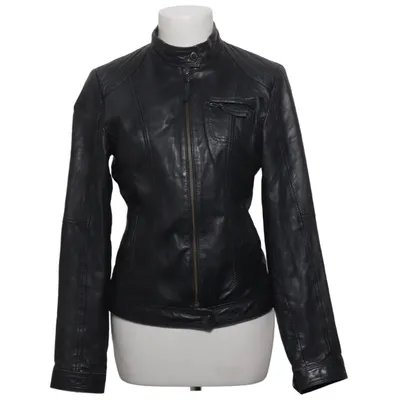 Veste en cuir (Noir) de Saki Cuir