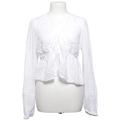 Blouse (Blanc) de Pull & Bear Coton