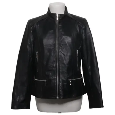Veste en cuir (Noir) de Josefina of Sweden Cuir, Polyester