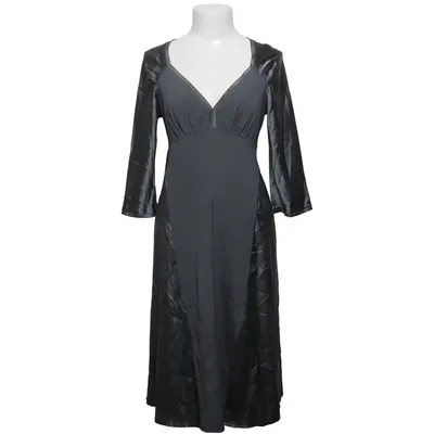 Robe (Gris) de Tone Barker Silk Élasthane, Soie