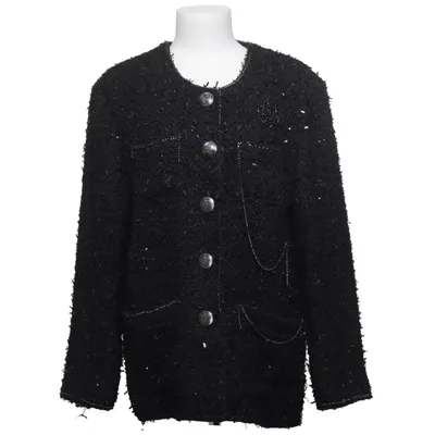 Jakke (Sort) fra Jadicted Elastan, Polyester