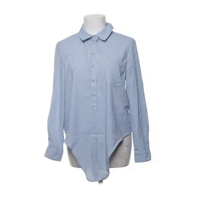 Blouse (ONLLECEYLS KNIT SHIRT HOOS 15190910) de ONLY Blue Denim Polyester recyclé
