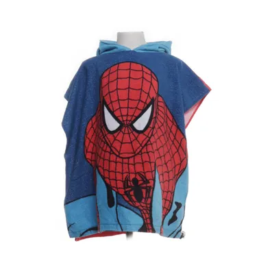 Badponcho (Blauw, Zwart) van Spiderman Katoen