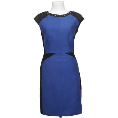 Jurk (Blauw, Zwart) van ABS by Allen Schwartz Elastaan, Polyester, Viscose