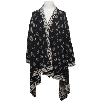 Cardigan (Zwart, Beige) van Gudrun Sjödén Linnen, Organisch katoen