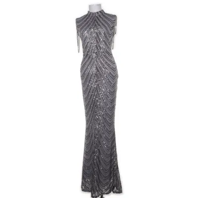Evening gown (Gray, Silver) from Love & Lemonade Polyester
