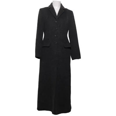Coat (Gray) from Cappuccini by Desam Mohair, Polyester, Wool