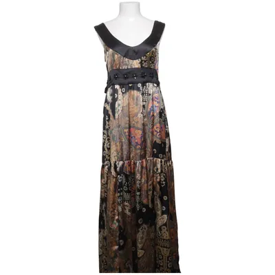 Maxi jurk (Zwart, Meerkleurig) van Diva Polyester