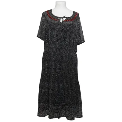 Dress (Black, Multicolored) from Great Plains Polyester