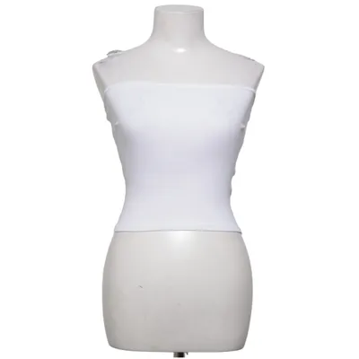 Tubetop (Hvid) fra Gina Tricot Elastan, Økologisk bomuld