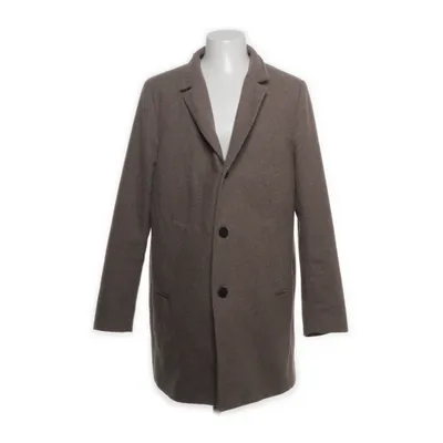 Coat (Beige) from H&M Man Polyester, Wool, Polyamide, Acrylic, Elastane
