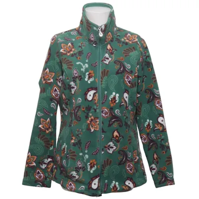 Fleecejacka (Grön, Flerfärgad) från Helena Vera Polyester
