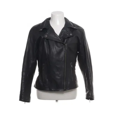 Leren jack (Zwart) van Spirit Motors